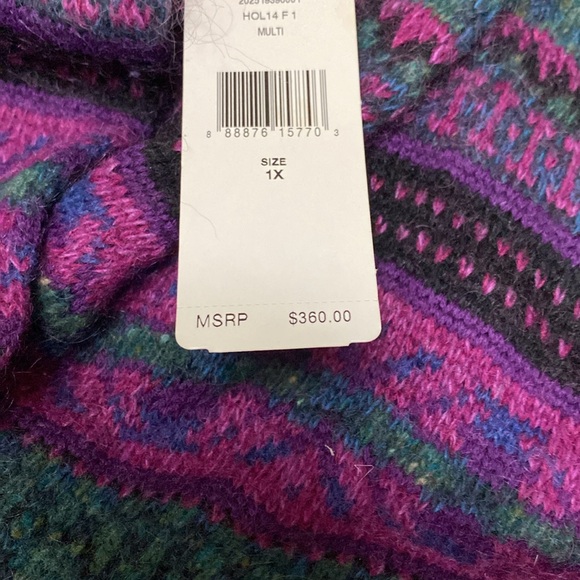 Ralph Lauren Aztec Fair Isle Shawl Collar Mid Length Cardigan Sweater - Picture 10 of 10